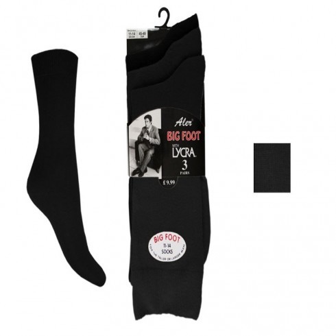 BIGFOOT LYCRA SOCKS BLACK