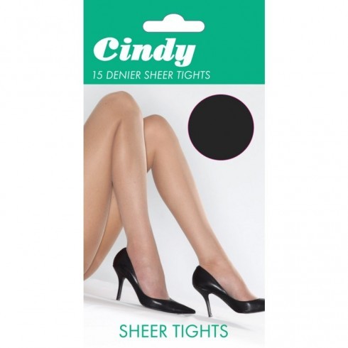 CINDY 15 DENIER TIGHTS WHITE LARGE