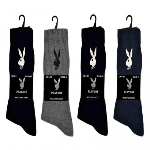 PLAYBOY MENS ASSORTED SPORT SOCKS