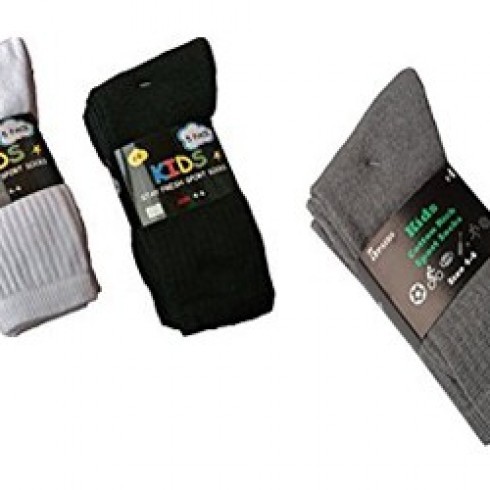 KIDS 5 PACK SPORTS SOCKS