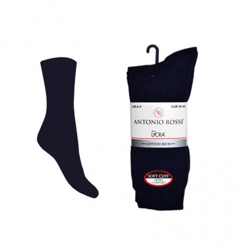 6 PACK ANTONNI ROSSI BLACK LYCRA SOCKS