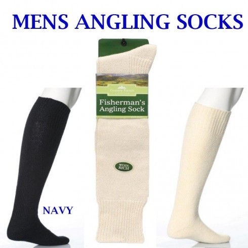 MENS LONG WOOL FISHERMAN SOCKS