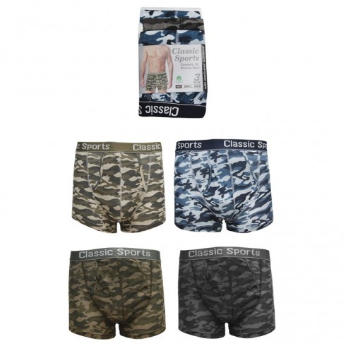 MENS 3 PACK ARMY PRINT BOXER SHORTS | 1st Impression Wholesale ...