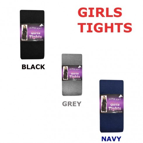 GIRLS TIGHTS NAVY 3/4