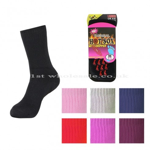 LADIES HOT SOX WITH GRIP