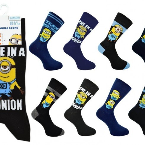 MENS OFFICIAL MINION SOCKS