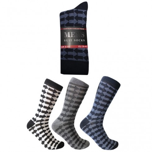 MENS DESIGN SOCKS ARROWS DESIGN