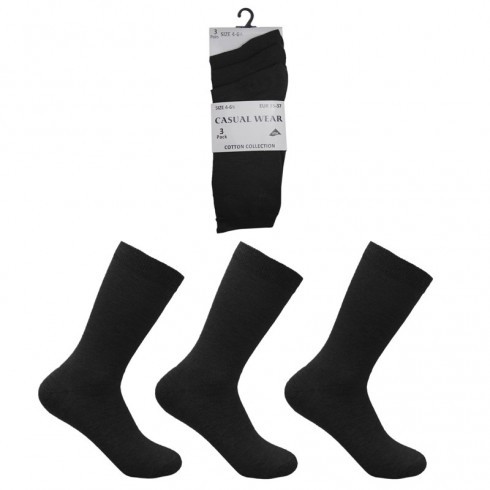 KIDS ANKLE / SCHOOL SOCKS IN BLK