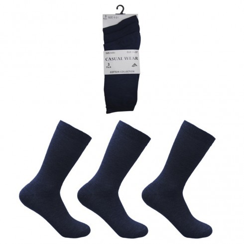KIDS ANKLE / SCHOOL SOCKS IN NAVY 9/12