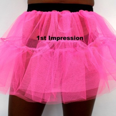 FLO PINK 2 LAYER TUTU. MADE IN THE UK