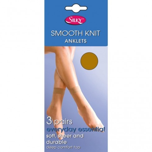 SILKY SMOOTH KNIT ANKLETS HONEY