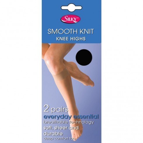 SILKY SMOOTH KNIT KNEE HIGH NUDE