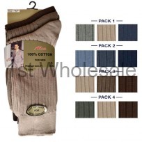 3 PACK CASCADE 100% COTTON SOCKS