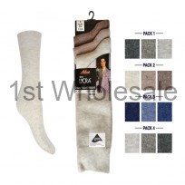 3 PACK CASCADE LYCRA SOCKS MELANGE