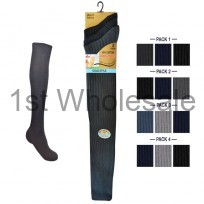 ASSORTED LONG 100% COTTON SOCKS