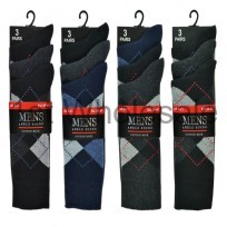 3 PACK ARGYLE SOCKS