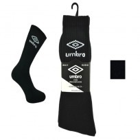 BLACK UMBRO 3 PACK SPORT SOCKS