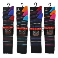 3 PACK FASHION STRIPE SOCKS