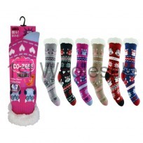 COZEES THERMAL SOCK IN OWL PRINTS