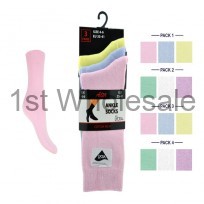 LIGHT PASTELLYCRA ANKLE SOCKS