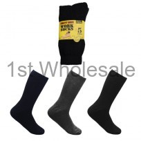 5 PACK ASSORTED WORK SOCKS