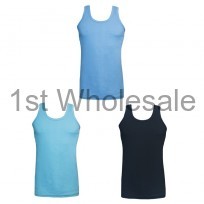 MENS COLOURED INTERLOCK VEST