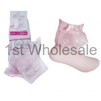 Little Princess Lace Socks in Pink