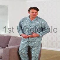 BRUSHED PAISLEY DESIGN PYJAMAS