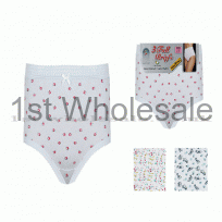 FULL MAMA BRIEF WITH FLOWER PRINT