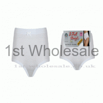 COTTON WHITE FULL MAMA BRIEFS