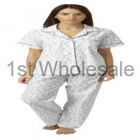 LADIES SHORT SLEEVE COTTON PJ