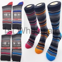 MENS 3PK MULTI STRIPE SOCKS