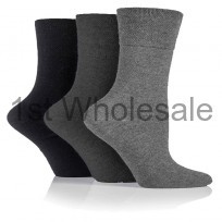 DARK ASSORTED GENTLE GRIP SOCKS