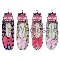 LADIES SOFTEEZ SLIPPER ANIMAL PRINTS