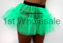 2 LAYER TUTU IN DARK GREEN, MADE IN THE UK