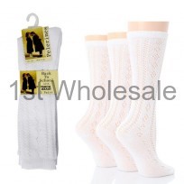 GIRLS PELERINE SOCKS IN WHITE